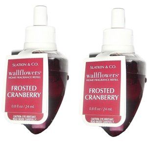 BATH BODY WORKS FROSTED CRANBERRY WALLFLOWER BULBS